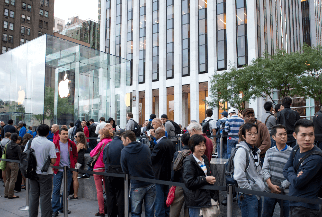 Очередь в Apple Store