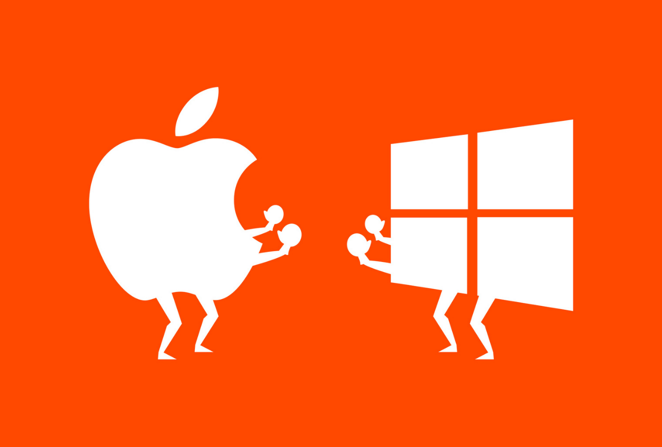 Apple vs microsoft презентация