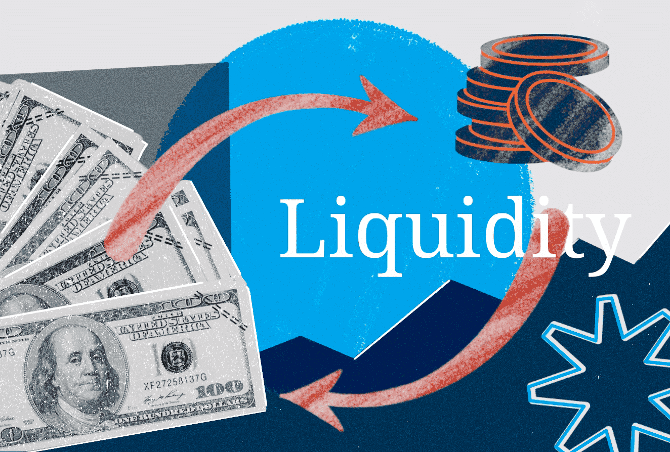  A liquidity provider analyzes market data for trading decisions to maintain the balance between supply and demand in the market.