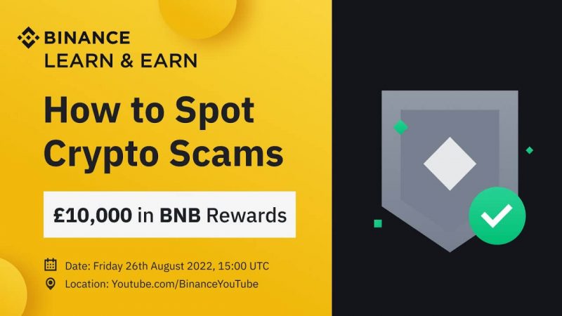 Binance Learn & Earn: How to Spot Crypto Scams
