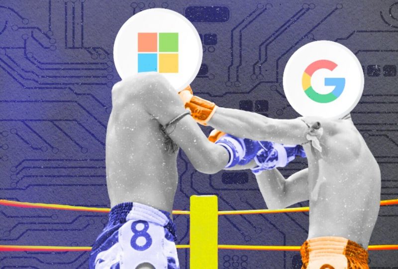 Microsoft VS. Google in The New Search Engines War.