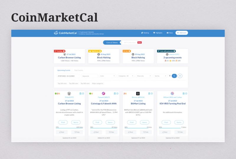 CoinMarketCal