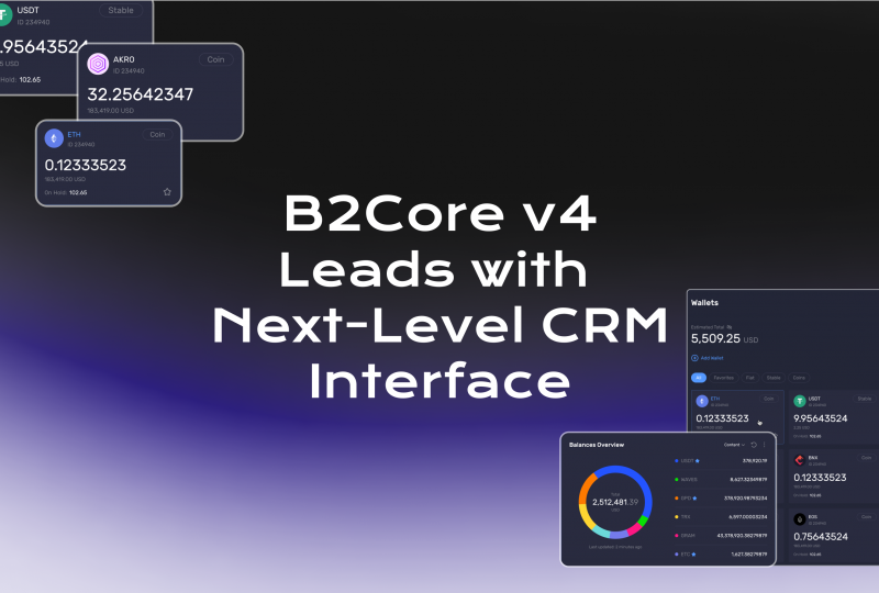 B2Core Launches Enhanced CRM Interface