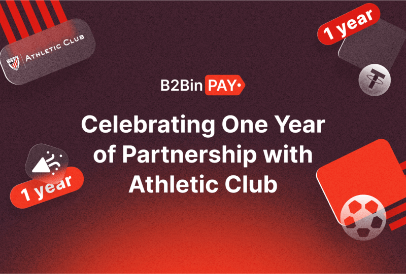 Partnership Anniversary Between B2binpay And Athletic Club