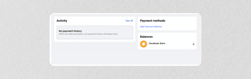 adding payment method