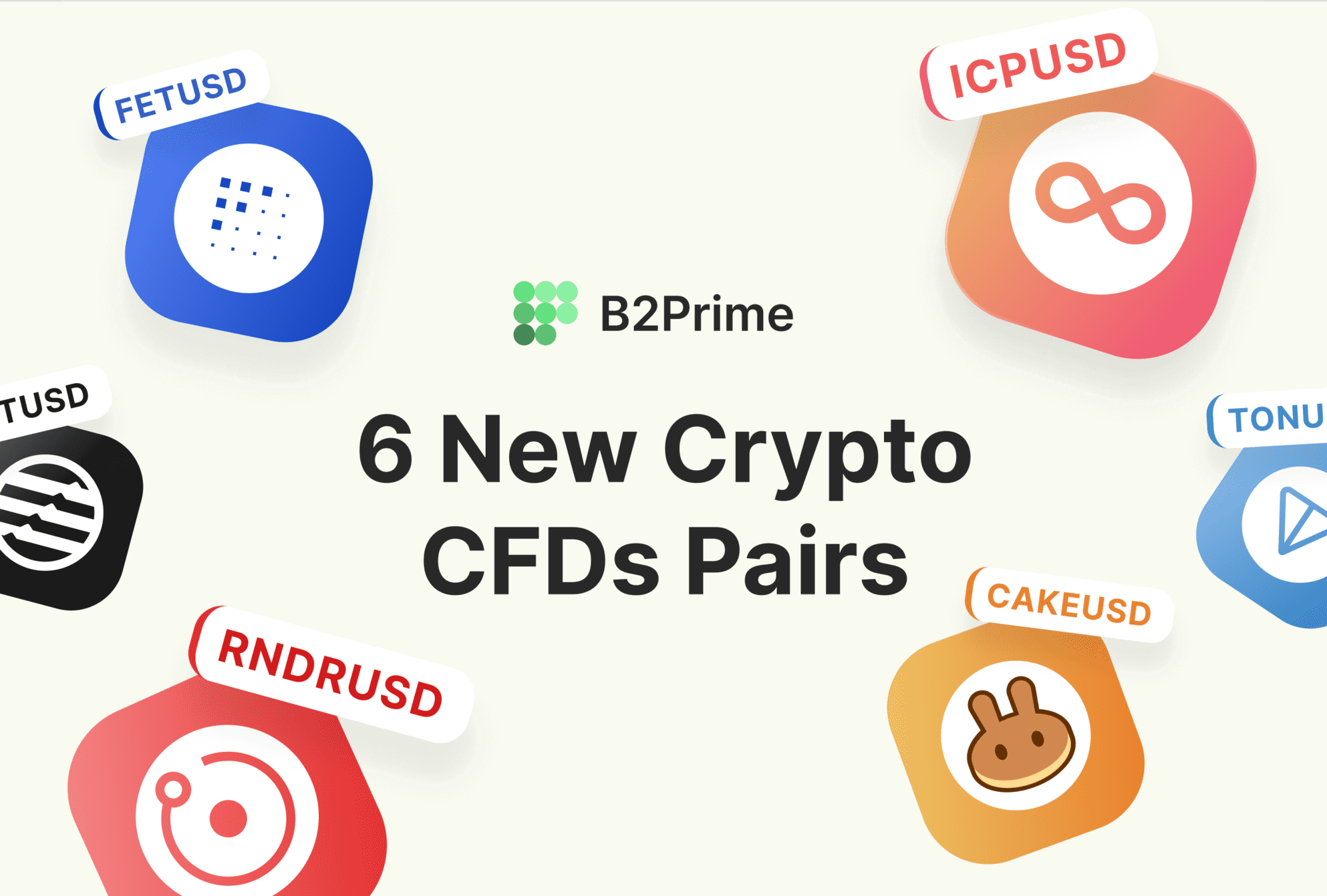 PoP Liquidity Provider B2Prime Adds 6 New Crypto CFDs Pairs