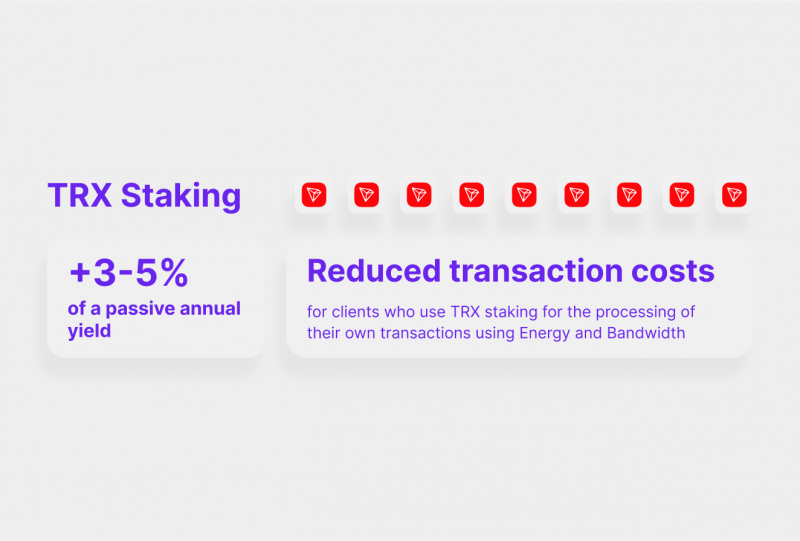 New TRX Staking with Lower Transaction Fees