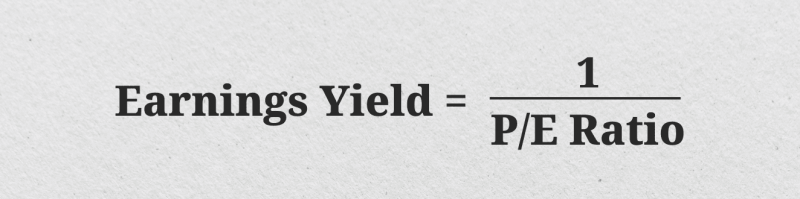 Earnings Yield formula