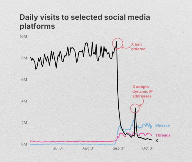 X daily users