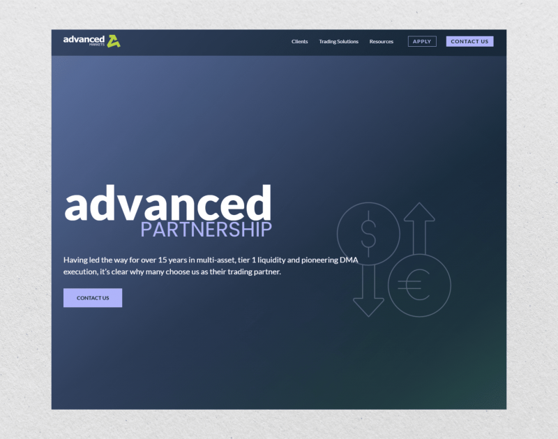 Advanced Markets's official website