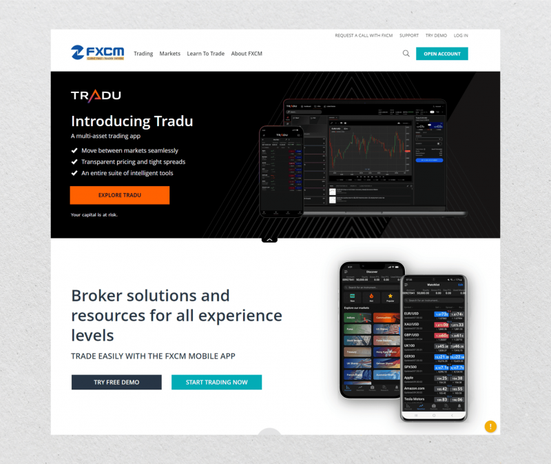 FXCM Pro's official website