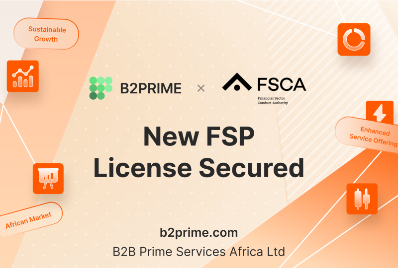 B2PRIME Group Acquires FSP license