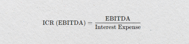 EBITDA formula