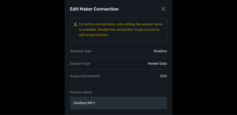 oneZero Integration in B2TRADER oneZero Integration in B2TRADER
