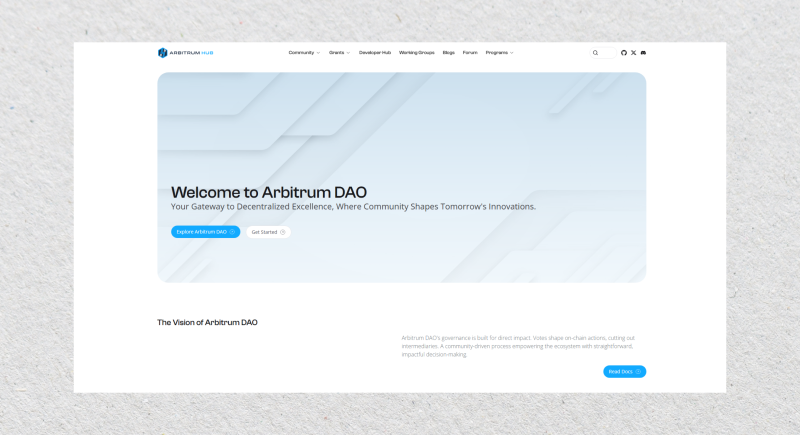 Arbitrum DAO Arbitrum DAO
