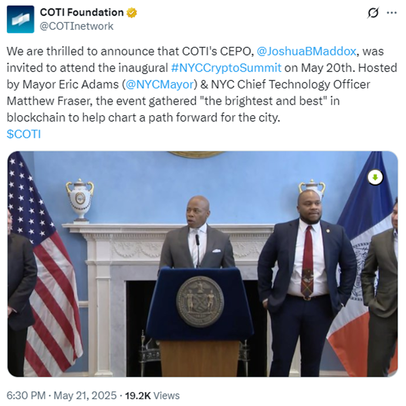 COTI Foundation on X COTI Foundation on X