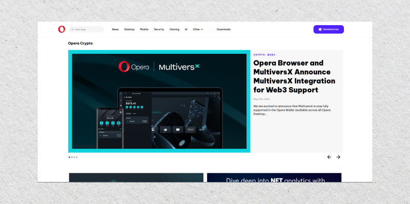 Opera Crypto Browser site Opera Crypto Browser site
