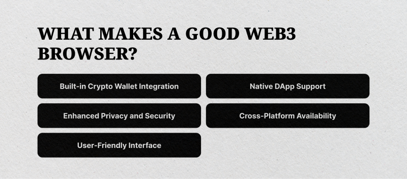What Makes a Good Web3 Browser What Makes a Good Web3 Browser
