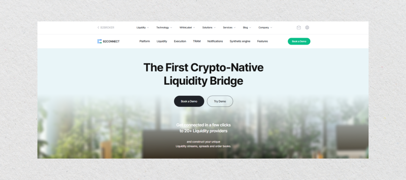 B2CONNECT landing page B2CONNECT landing page