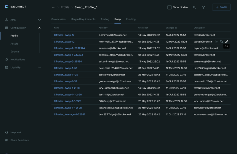 B2CONNECT revamped UI
