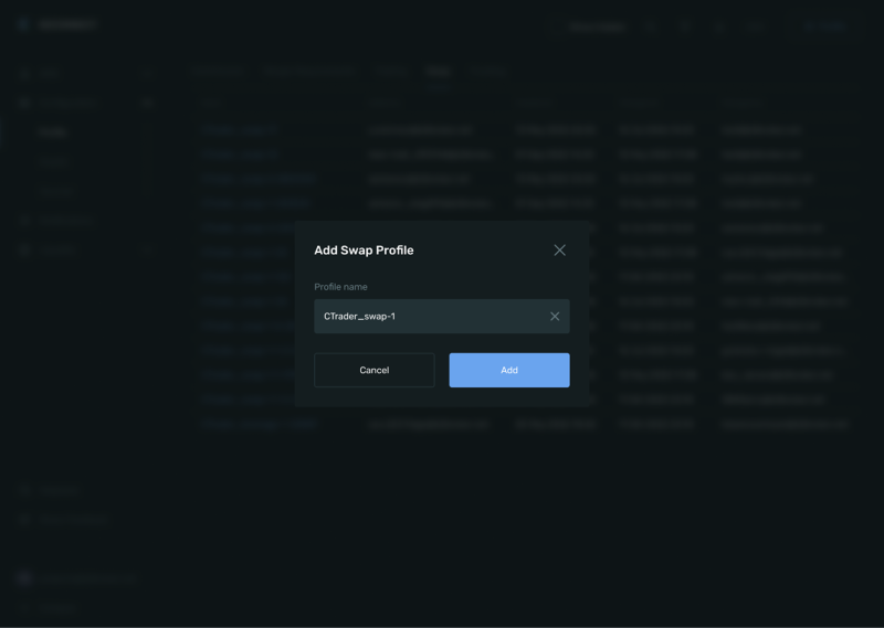 B2CONNECT updated swap charges management