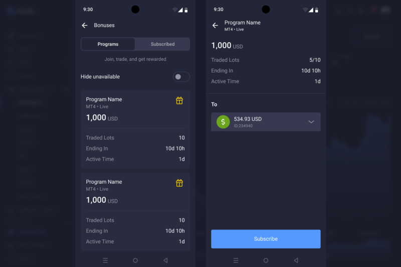 B2CORE Android 2.6.0 Bonuses